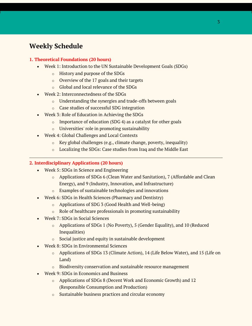 Syllabus page 3 of 10